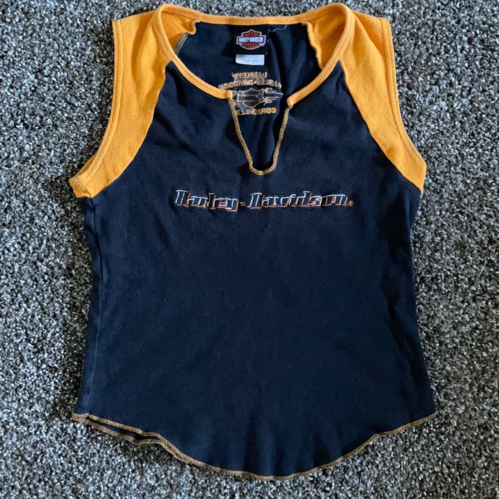 Harley Davidson sleeveless tshirt